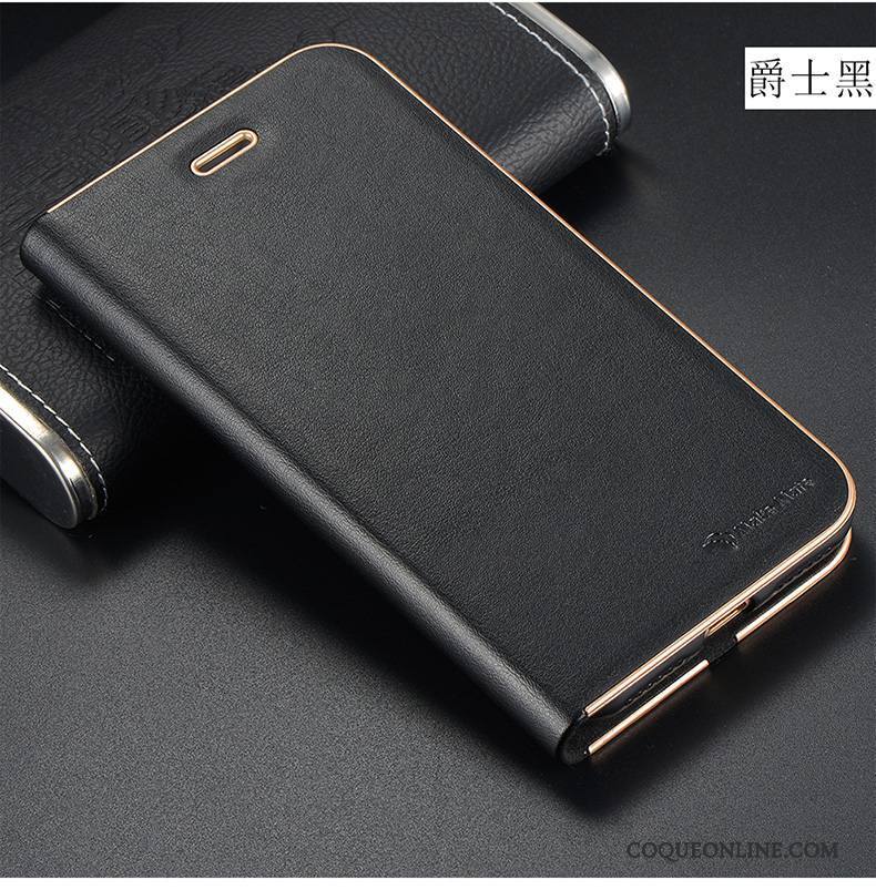 iPhone 8 Plus Étui En Cuir Housse Tendance Bleu Coque De Téléphone Incassable Tout Compris