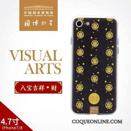 iPhone 8 Protection Étui Art Coque De Téléphone Rouge Style Chinois