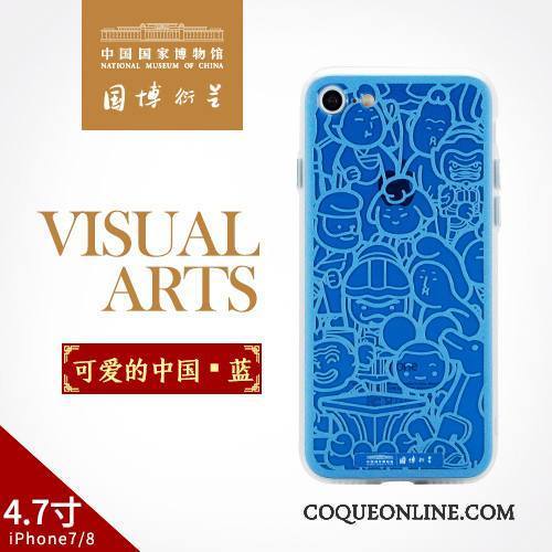 iPhone 8 Protection Étui Art Coque De Téléphone Rouge Style Chinois