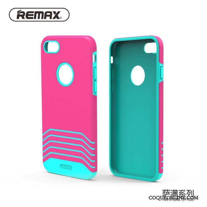 iPhone 8 Tendance Coque Bleu Téléphone Portable Silicone Étui Incassable