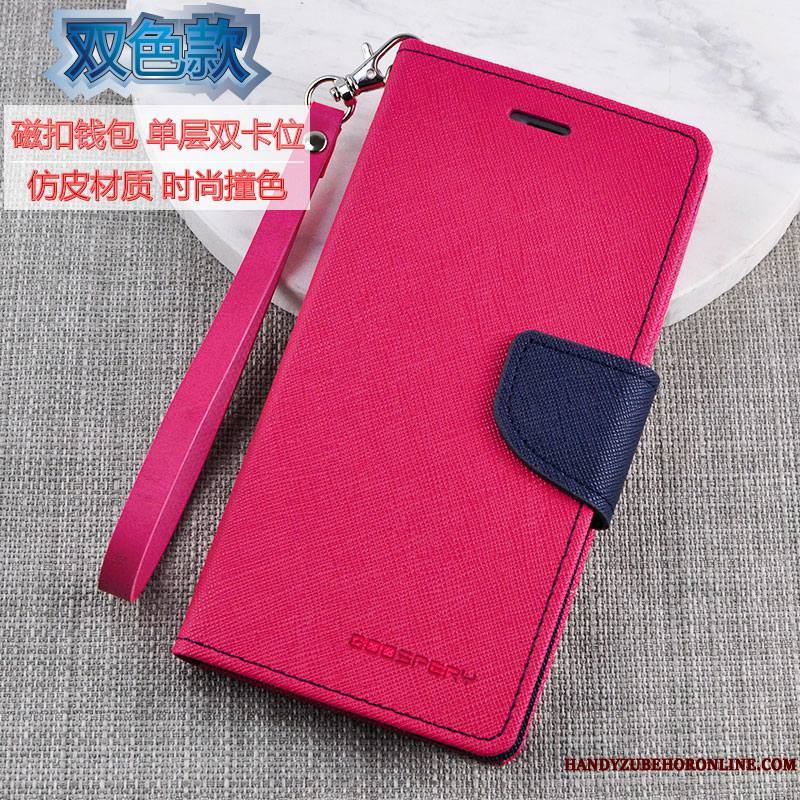 iPhone Se 2020 Rouge Incassable Silicone Portefeuille Clamshell Coque De Téléphone Nouveau