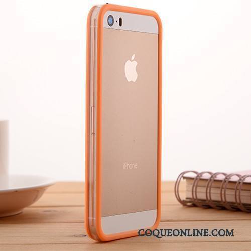 iPhone Se Border Vert Téléphone Portable Coque Fluide Doux Silicone De Téléphone