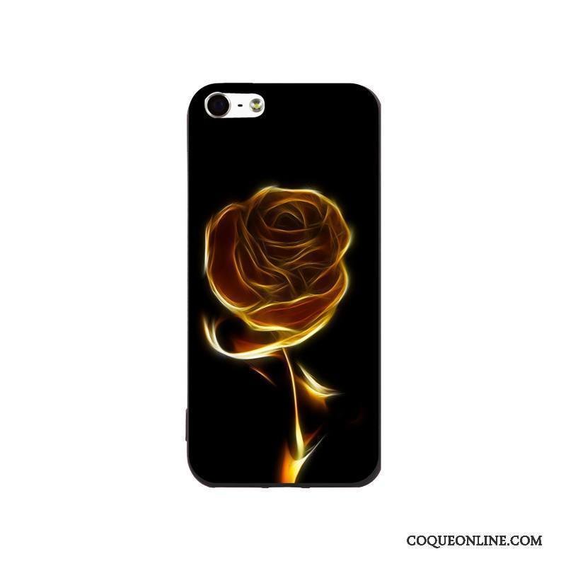 iPhone Se Coque De Téléphone Incassable Silicone Fluide Doux Peinture Tendance Dessin Animé