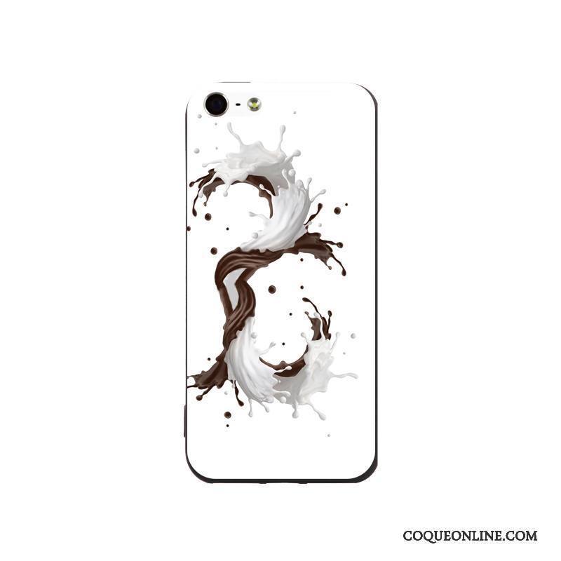 iPhone Se Coque De Téléphone Incassable Silicone Fluide Doux Peinture Tendance Dessin Animé