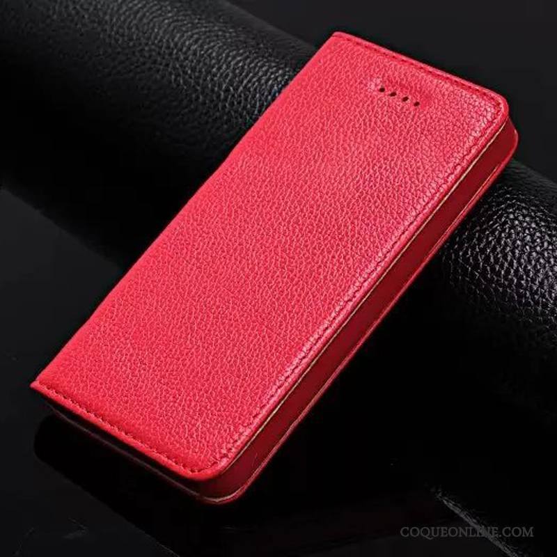 iPhone Se Cuir Véritable Protection Téléphone Portable Tendance Étui Coque De Téléphone Clamshell