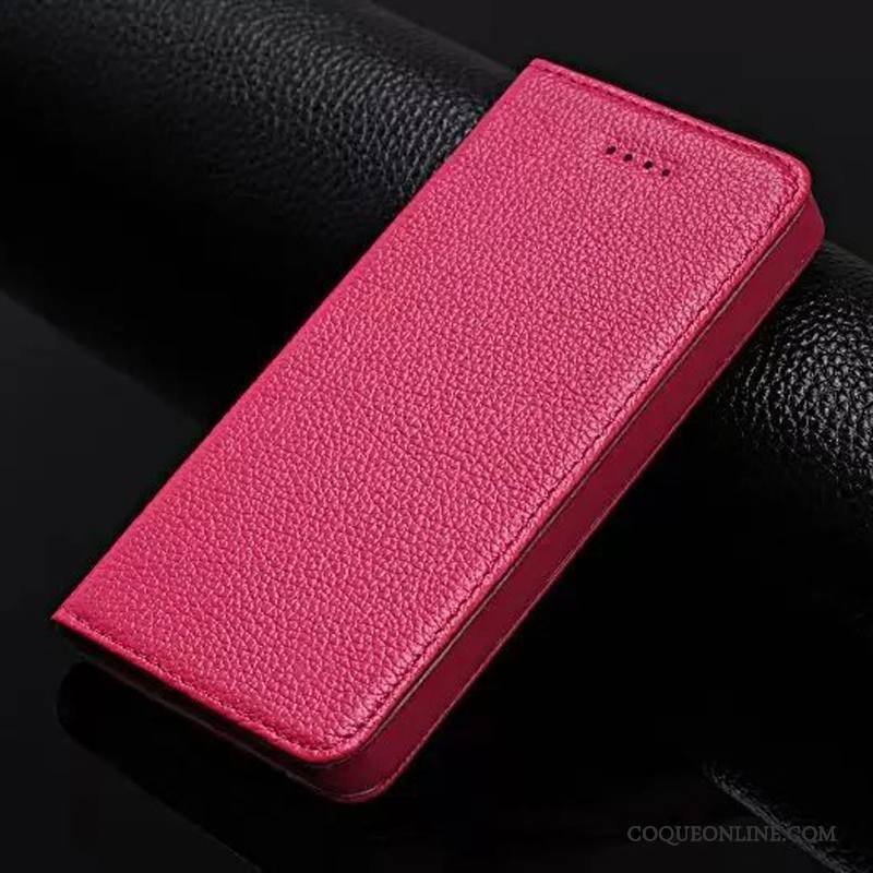 iPhone Se Cuir Véritable Protection Téléphone Portable Tendance Étui Coque De Téléphone Clamshell