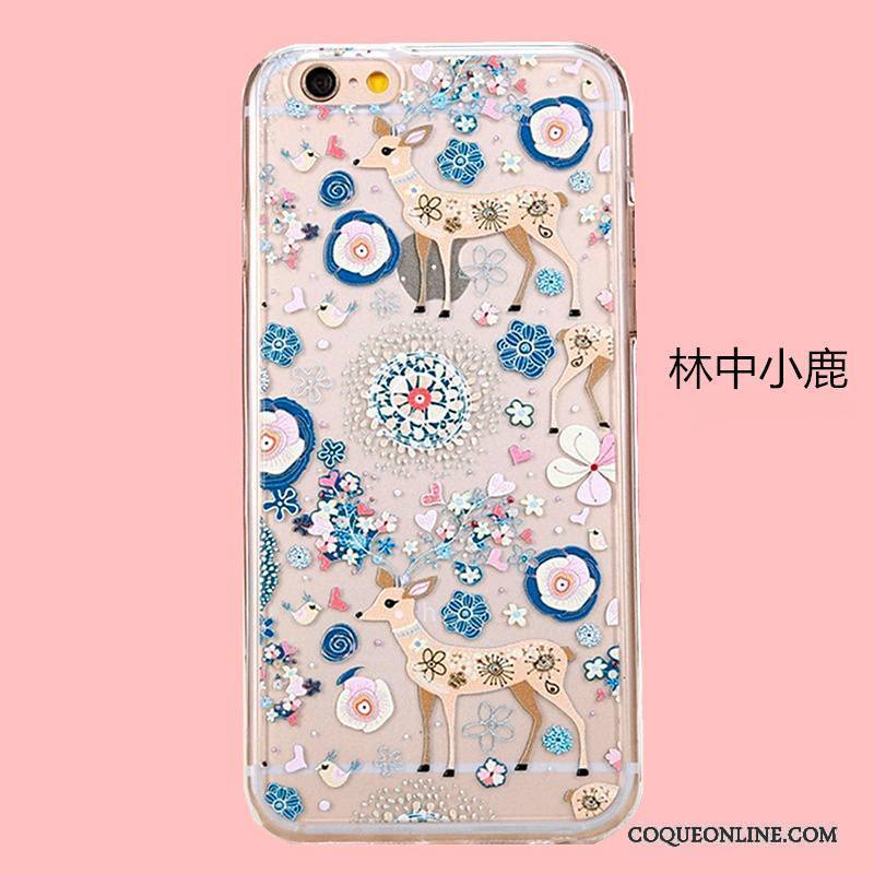 iPhone Se Fluide Doux Dessin Animé Nouveau Multicolore Incassable Téléphone Portable Coque De Téléphone