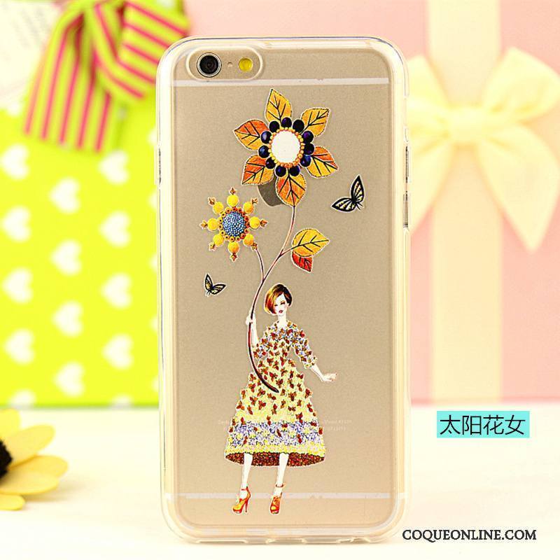 iPhone Se Fluide Doux Dessin Animé Nouveau Multicolore Incassable Téléphone Portable Coque De Téléphone