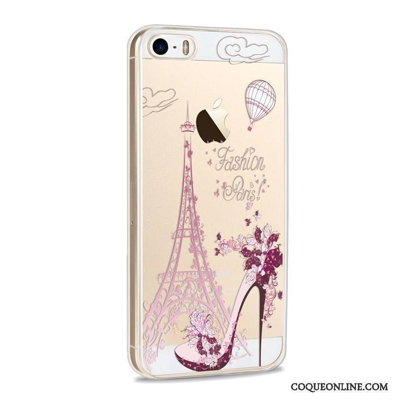 iPhone Se Incassable Charmant Nouveau Coque De Téléphone Tendance Violet Protection
