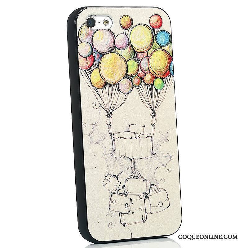 iPhone Se Silicone Tout Compris Étui Tendance Coque De Téléphone Protection Dessin Animé