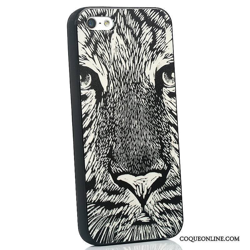 iPhone Se Silicone Tout Compris Étui Tendance Coque De Téléphone Protection Dessin Animé