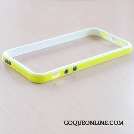 iPhone Se Vert Jaune Étui Tendance Incassable Border Coque