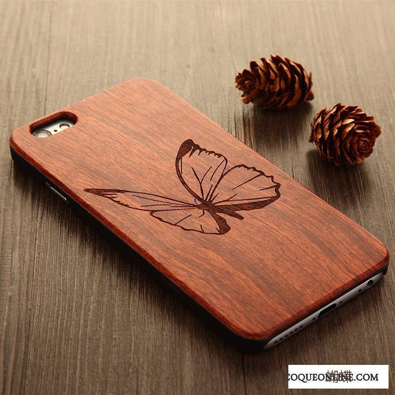 iPhone Se Étoile Étui Personnalisé Protection Coque Personnalité En Bois
