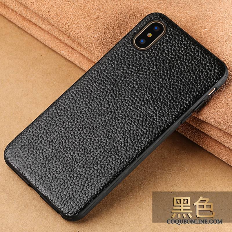 iPhone X Coque Créatif Étui En Cuir Luxe Incassable Tout Compris Personnalité Nouveau