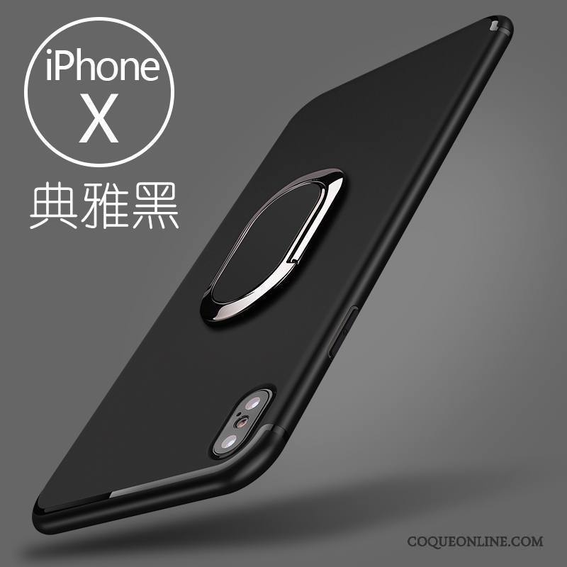 iPhone X Coque De Téléphone Délavé En Daim Silicone Étui Fluide Doux Rose Nouveau
