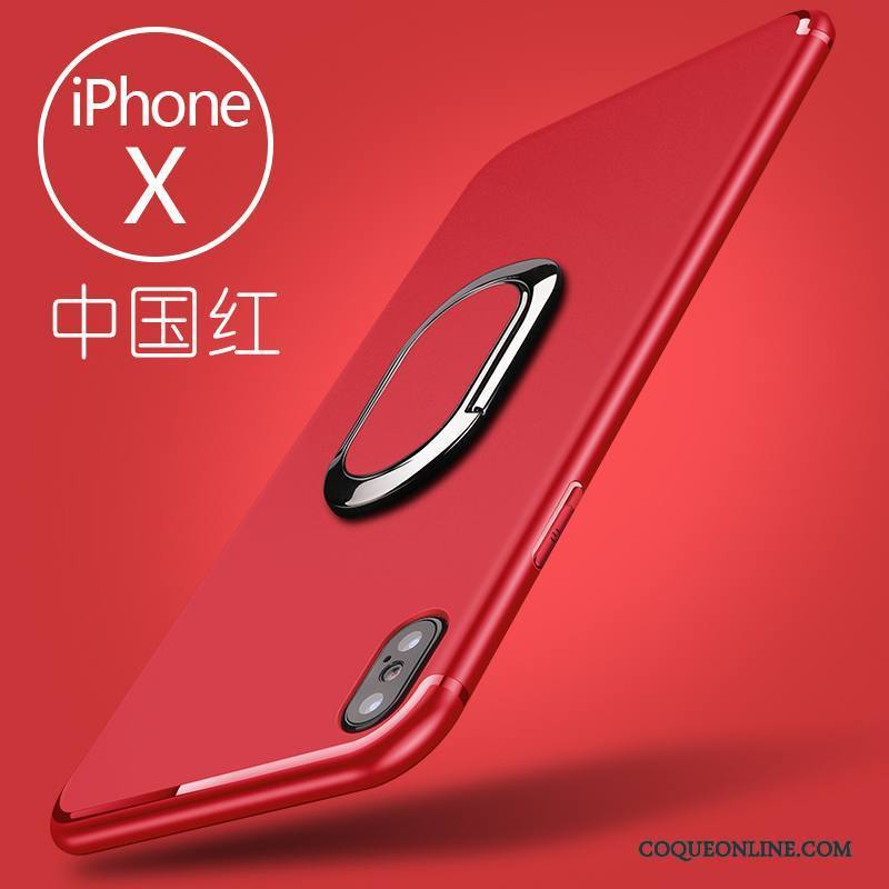 iPhone X Coque De Téléphone Délavé En Daim Silicone Étui Fluide Doux Rose Nouveau