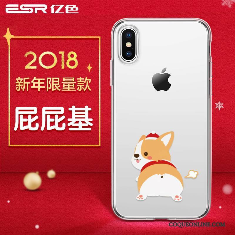 iPhone X Coque De Téléphone Marque De Tendance Transparent Étui Incassable Nouveau Tout Compris