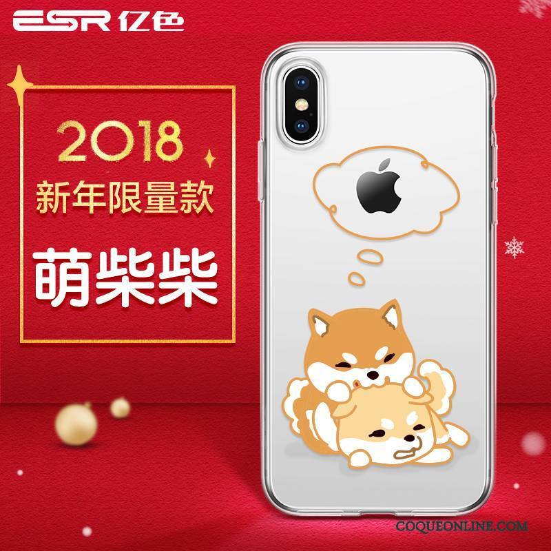 iPhone X Coque De Téléphone Marque De Tendance Transparent Étui Incassable Nouveau Tout Compris