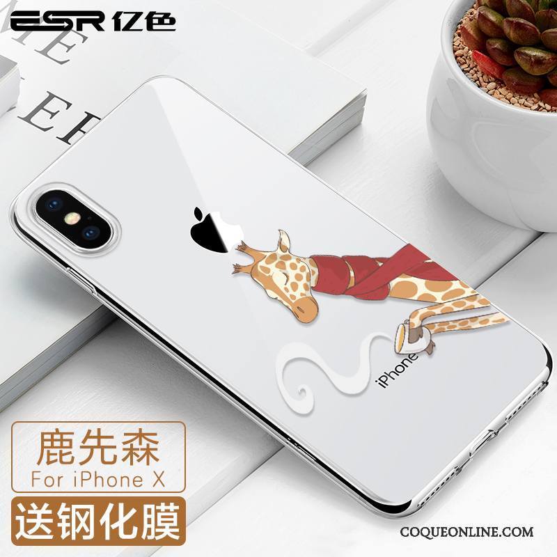 iPhone X Coque De Téléphone Marque De Tendance Transparent Étui Incassable Nouveau Tout Compris