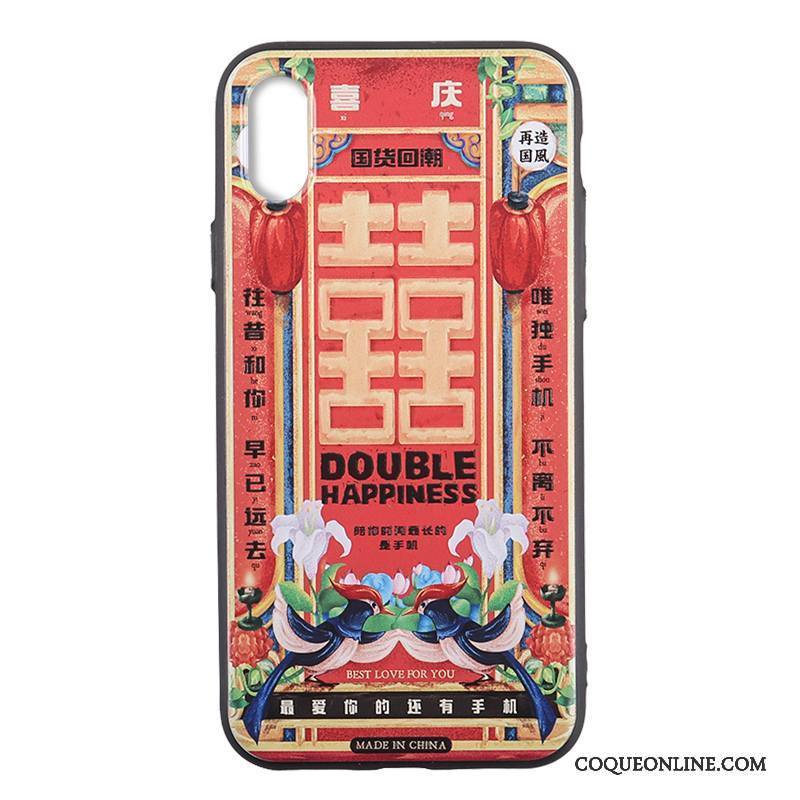 iPhone X Coque De Téléphone Protection Multicolore Créatif Étui Tout Compris Nouveau