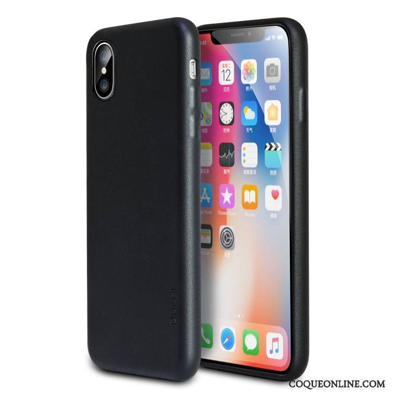 iPhone X Coque De Téléphone Protection Tendance Rouge Tout Compris Étui Incassable