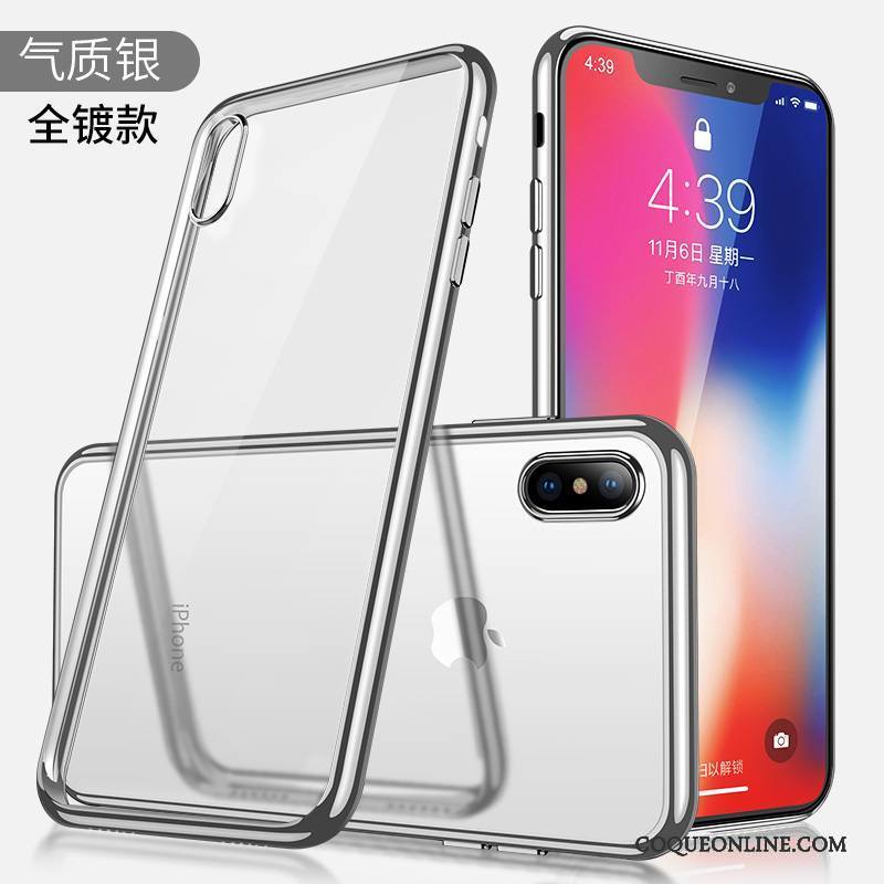 iPhone X Coque De Téléphone Transparent Nouveau Très Mince Tout Compris Or Incassable