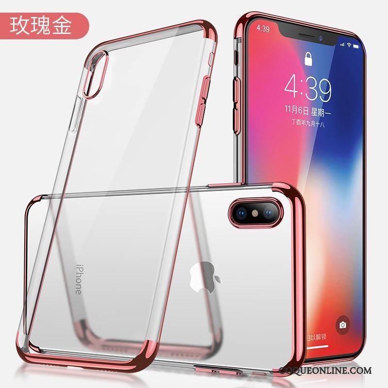 iPhone X Coque De Téléphone Transparent Nouveau Très Mince Tout Compris Or Incassable