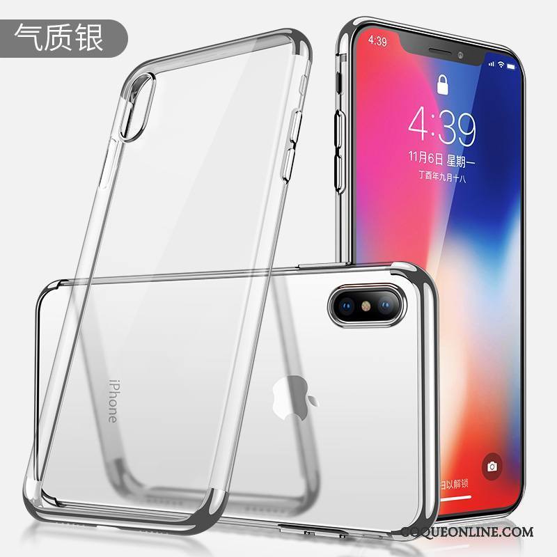 iPhone X Coque De Téléphone Transparent Nouveau Très Mince Tout Compris Or Incassable