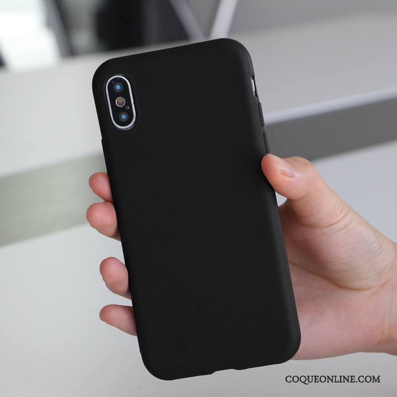 iPhone X Coque Gaufrage Créatif Silicone Fluide Doux Marque De Tendance Nouveau Tout Compris