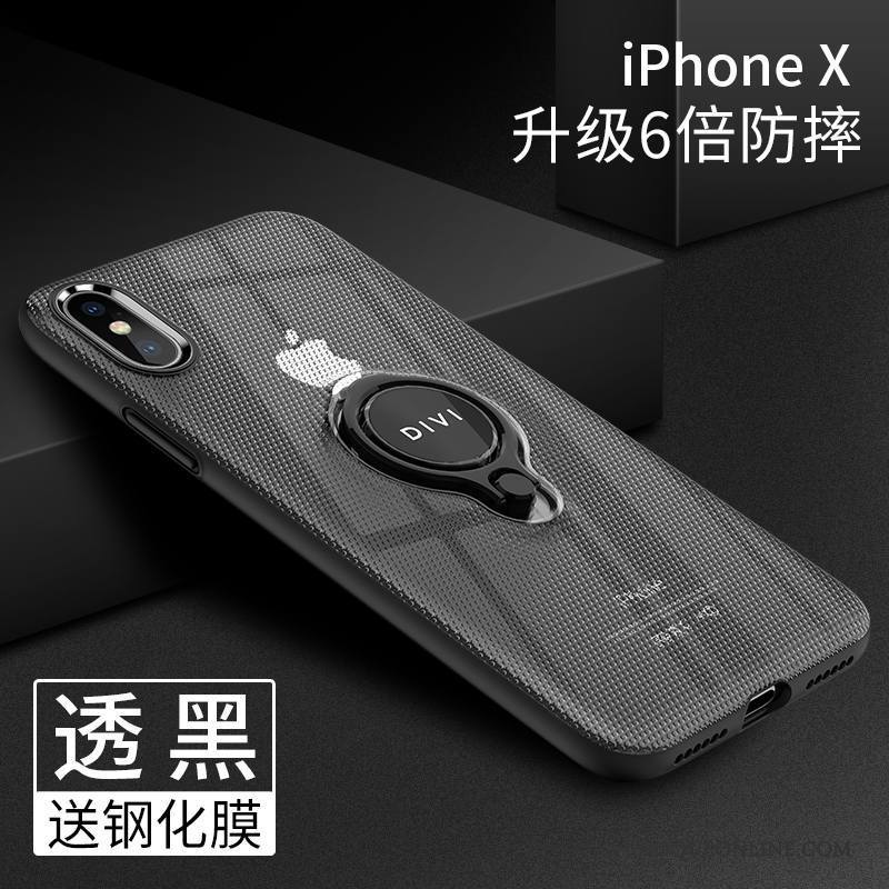 iPhone X Coque Nouveau Très Mince Fluide Doux Silicone Transparent Tout Compris Incassable