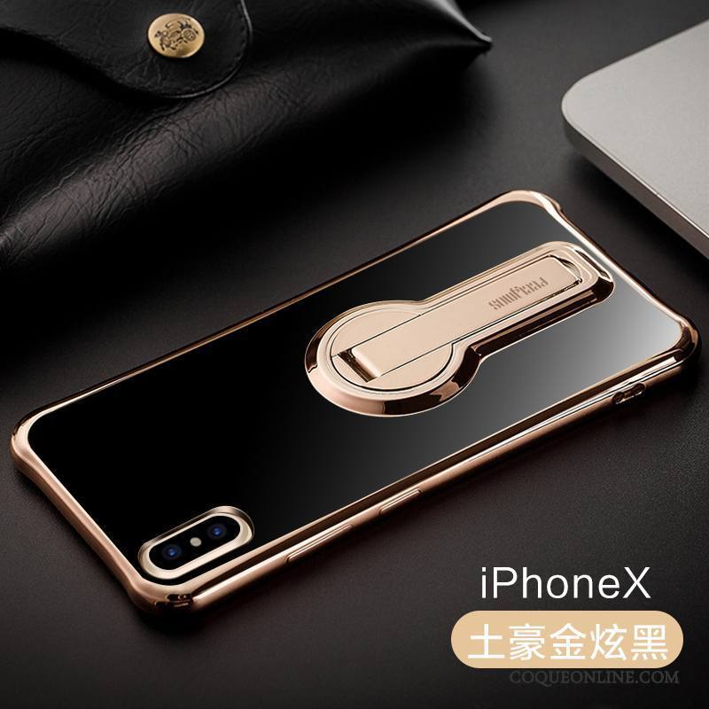 iPhone X Coque Rouge Tout Compris Support Étui Fluide Doux Incassable Nouveau