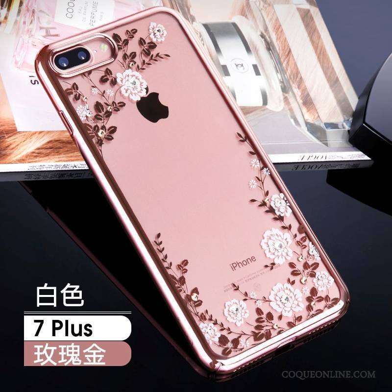 iPhone X Coque Strass Tout Compris Incassable Noir Marque De Tendance Or Étui