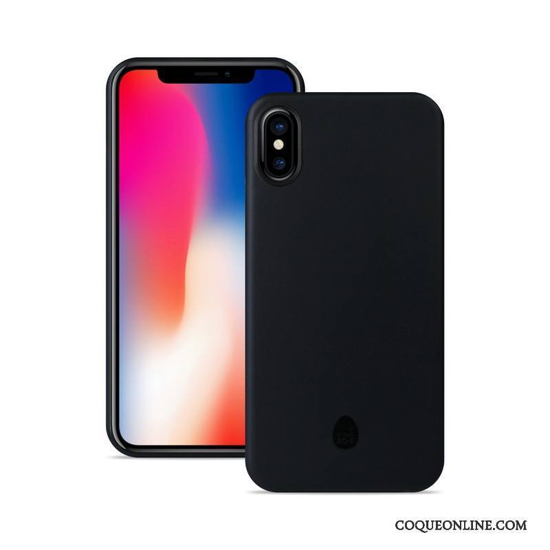 iPhone X Coque Très Mince Protection Délavé En Daim De Téléphone Orange