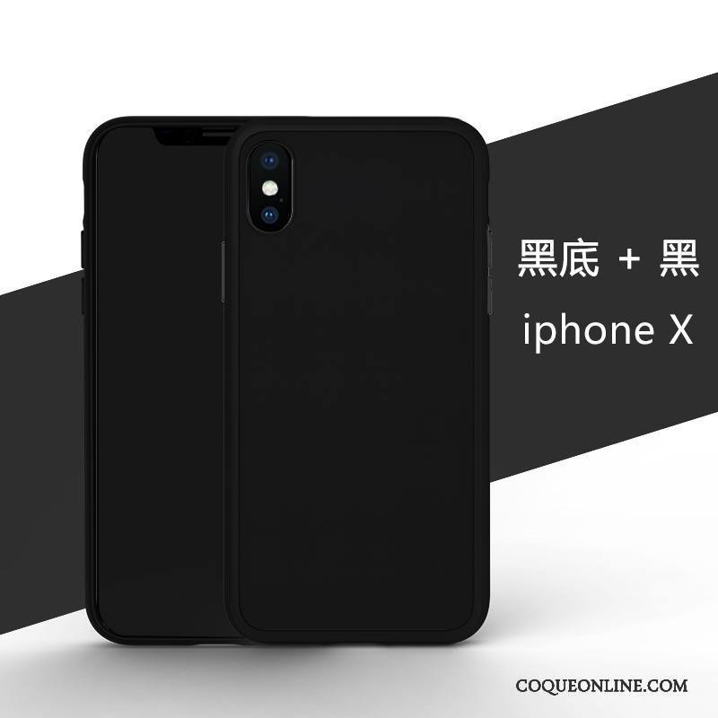 iPhone X Créatif Ornements Suspendus Étui Vert Incassable Coque De Téléphone Tout Compris