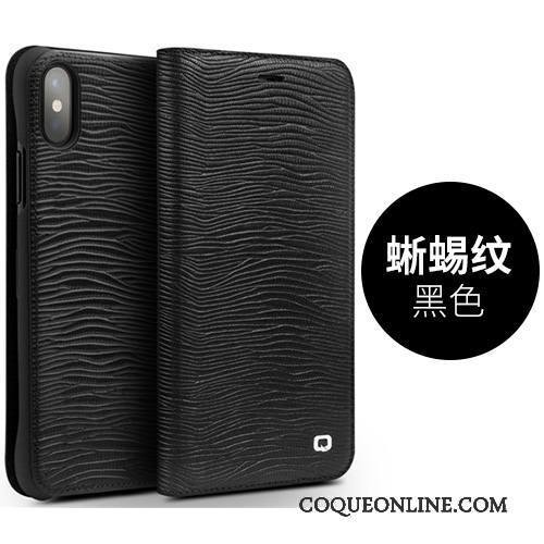 iPhone X Cuir Véritable Mode Étui En Cuir Protection Housse Business Coque De Téléphone