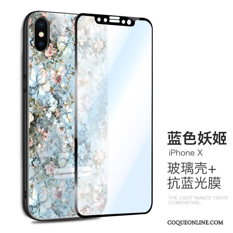 iPhone X Incassable Tout Compris Personnalité Silicone Nouveau Coque De Téléphone Tendance