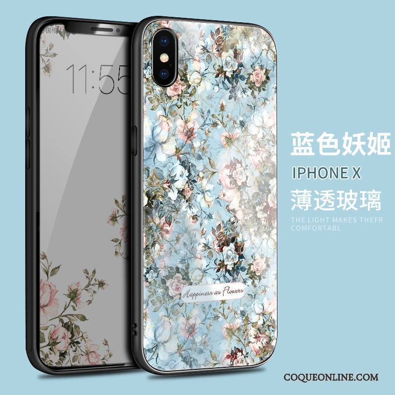 iPhone X Incassable Tout Compris Personnalité Silicone Nouveau Coque De Téléphone Tendance