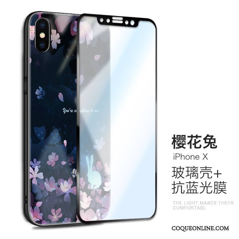 iPhone X Incassable Tout Compris Personnalité Silicone Nouveau Coque De Téléphone Tendance