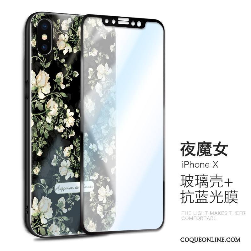 iPhone X Incassable Tout Compris Personnalité Silicone Nouveau Coque De Téléphone Tendance