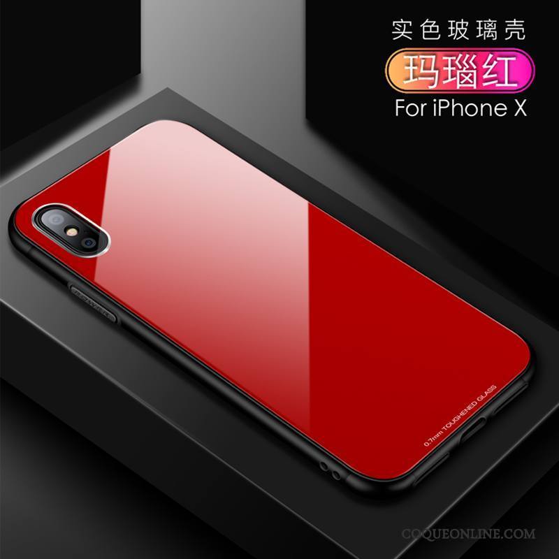 iPhone X Silicone Nouveau Verre Coque De Téléphone Tout Compris Étui Incassable