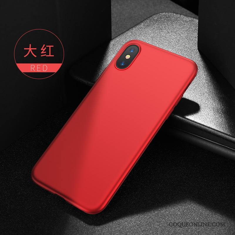 iPhone X Silicone Transparent Nouveau Très Mince Étui Or Coque De Téléphone