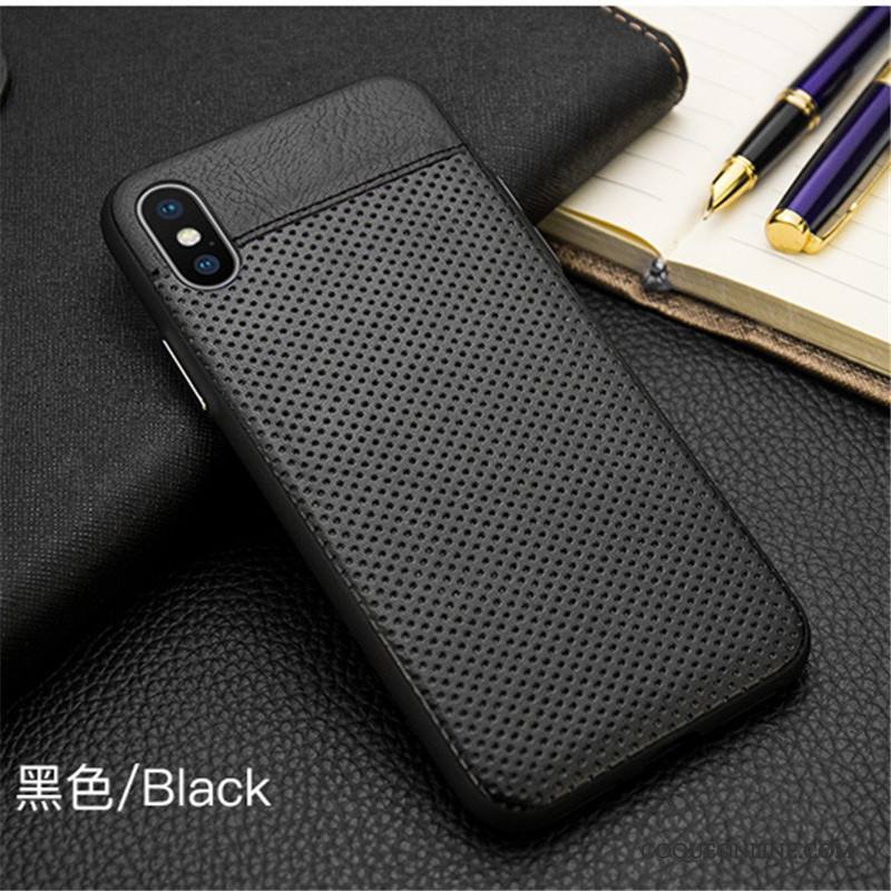 iPhone X Tendance Coque De Téléphone Or Étui En Cuir Tout Compris Silicone Protection