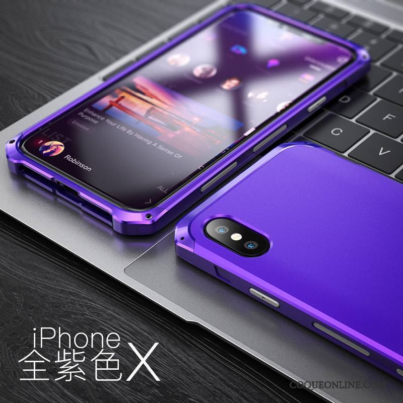 iPhone X Tendance Incassable Coque De Téléphone Protection Nouveau Bleu Personnalité