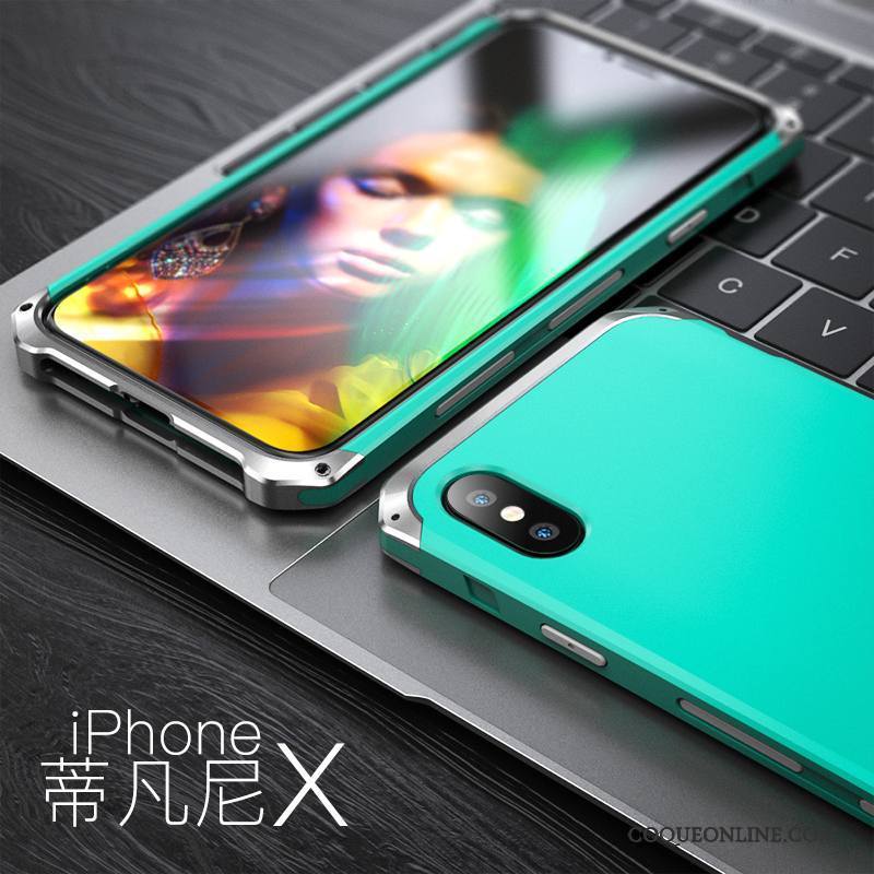iPhone X Tendance Incassable Coque De Téléphone Protection Nouveau Bleu Personnalité