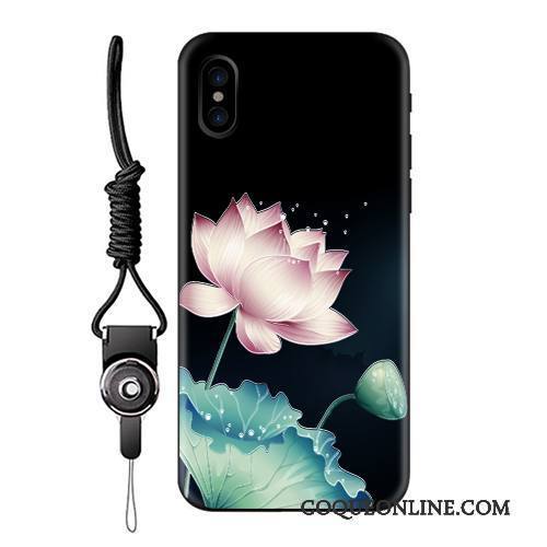 iPhone X Tout Compris Coque Nouveau Silicone Ornements Suspendus De Téléphone Tendance