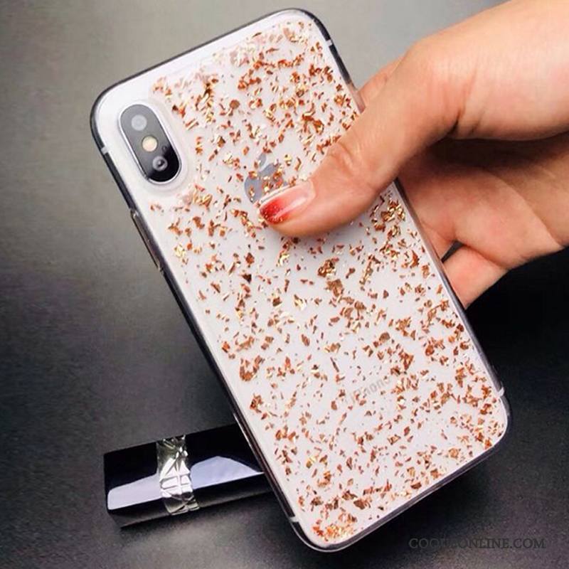 iPhone X Tout Compris Rose Incassable Coque De Téléphone Marque De Tendance Luxe Silicone