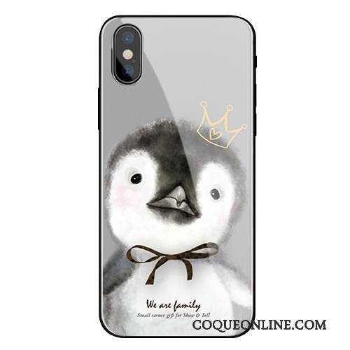 iPhone X Étui Coque De Téléphone Verre Amoureux Tout Compris Nouveau Protection