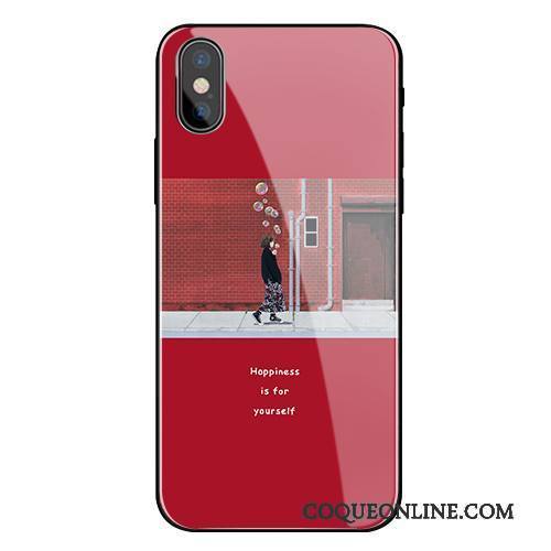 iPhone X Étui Coque De Téléphone Verre Amoureux Tout Compris Nouveau Protection