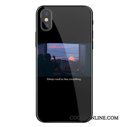 iPhone X Étui Coque De Téléphone Verre Amoureux Tout Compris Nouveau Protection