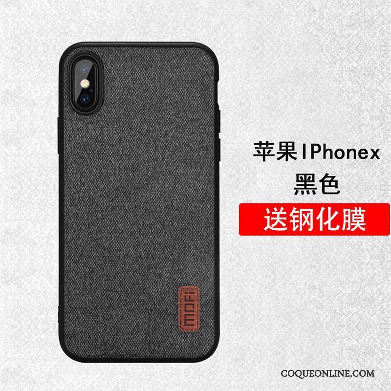 iPhone X Étui Incassable Rouge Coque De Téléphone Marque De Tendance Tout Compris Très Mince